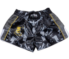 Carica l'immagine nel visualizzatore di Gallery, Pantaloncini Muay Thai Camo Nero