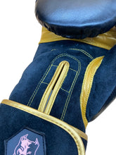 Carica l'immagine nel visualizzatore di Gallery, Guantoni Boxe Profight V3 Nero Oro 10 Once