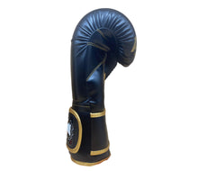 Carica l'immagine nel visualizzatore di Gallery, Guantoni Boxe Trainer V2 Nero-Oro 16 Once