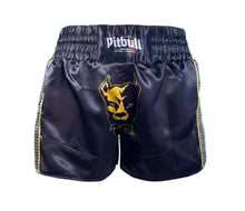 Carica l'immagine nel visualizzatore di Gallery, Pantaloncini Muay Thai Nero Oro