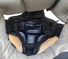 Carica l'immagine nel visualizzatore di Gallery, Caschetto Pitbull Guardian nero per Muay Thai, Boxe, Kick Boxing e K1