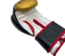 Carica l'immagine nel visualizzatore di Gallery, Guantoni Boxe Fight V2 Oro-nero 12 Once