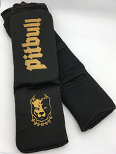 Carica l'immagine nel visualizzatore di Gallery, Paratibia Muay Thai A Calza Cotone Nero