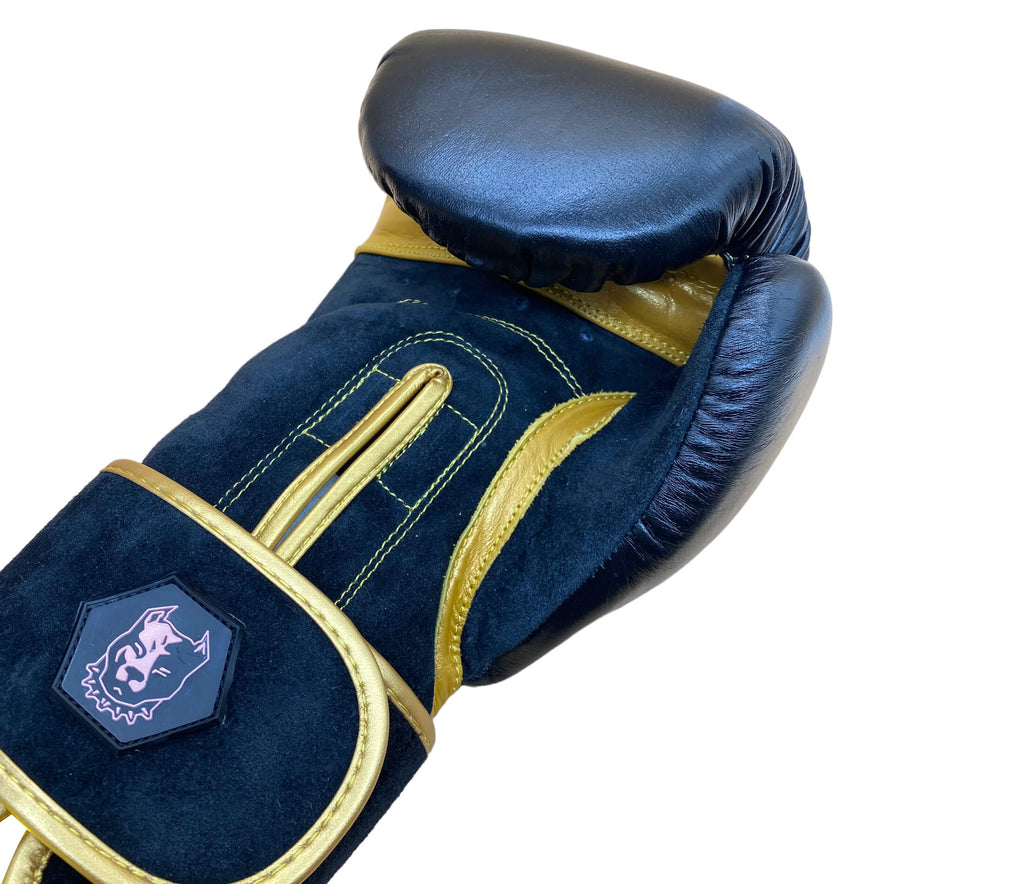 Profight V3 Boxing Gloves Black Gold 10 oz
