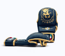 Carica l'immagine nel visualizzatore di Gallery, Guanti MMA Fight &amp; Sparring 7 oz Nero Oro
