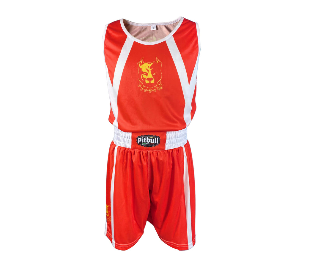 Completo Boxe Pitbull Elite Performance Rosso