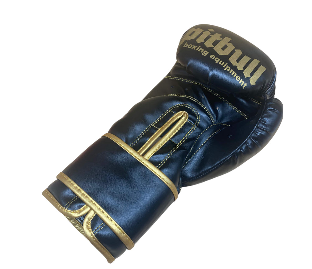 Trainer V2 Boxing Gloves Black-Gold 16 oz