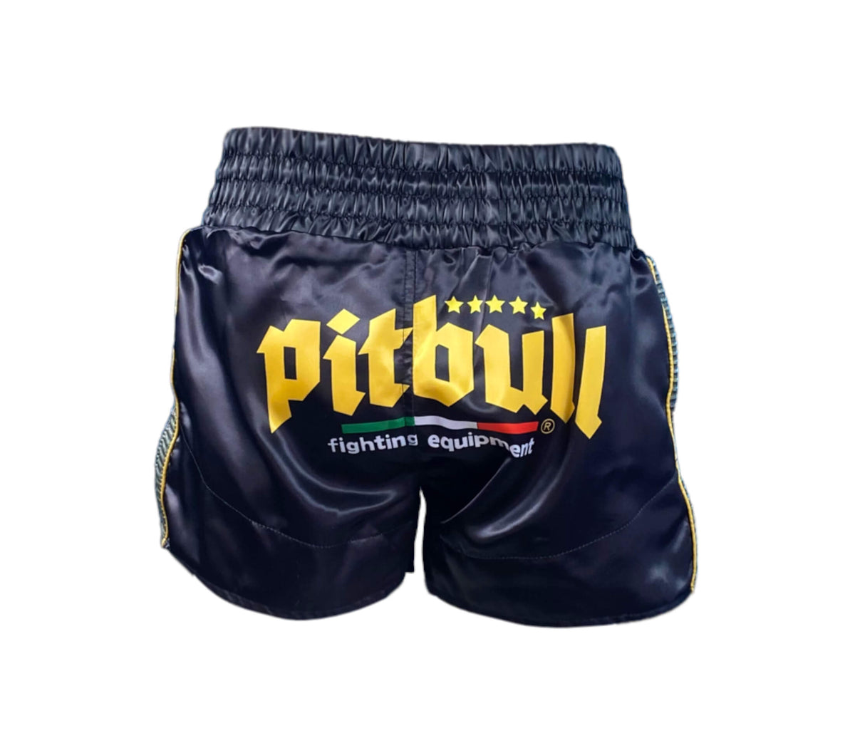 Black and Gold Muay Thai Shorts