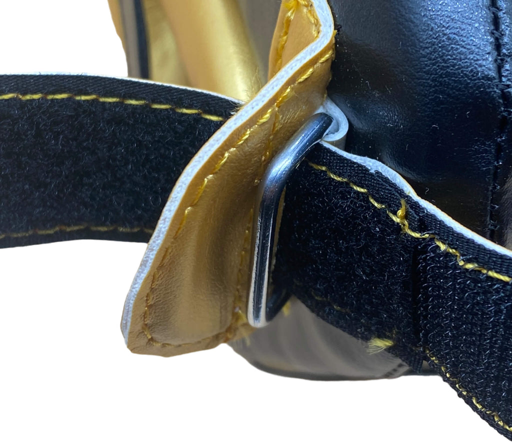 Pitbull Vision Black Headgear for Muay Thai, Boxing, Kickboxing, and K1