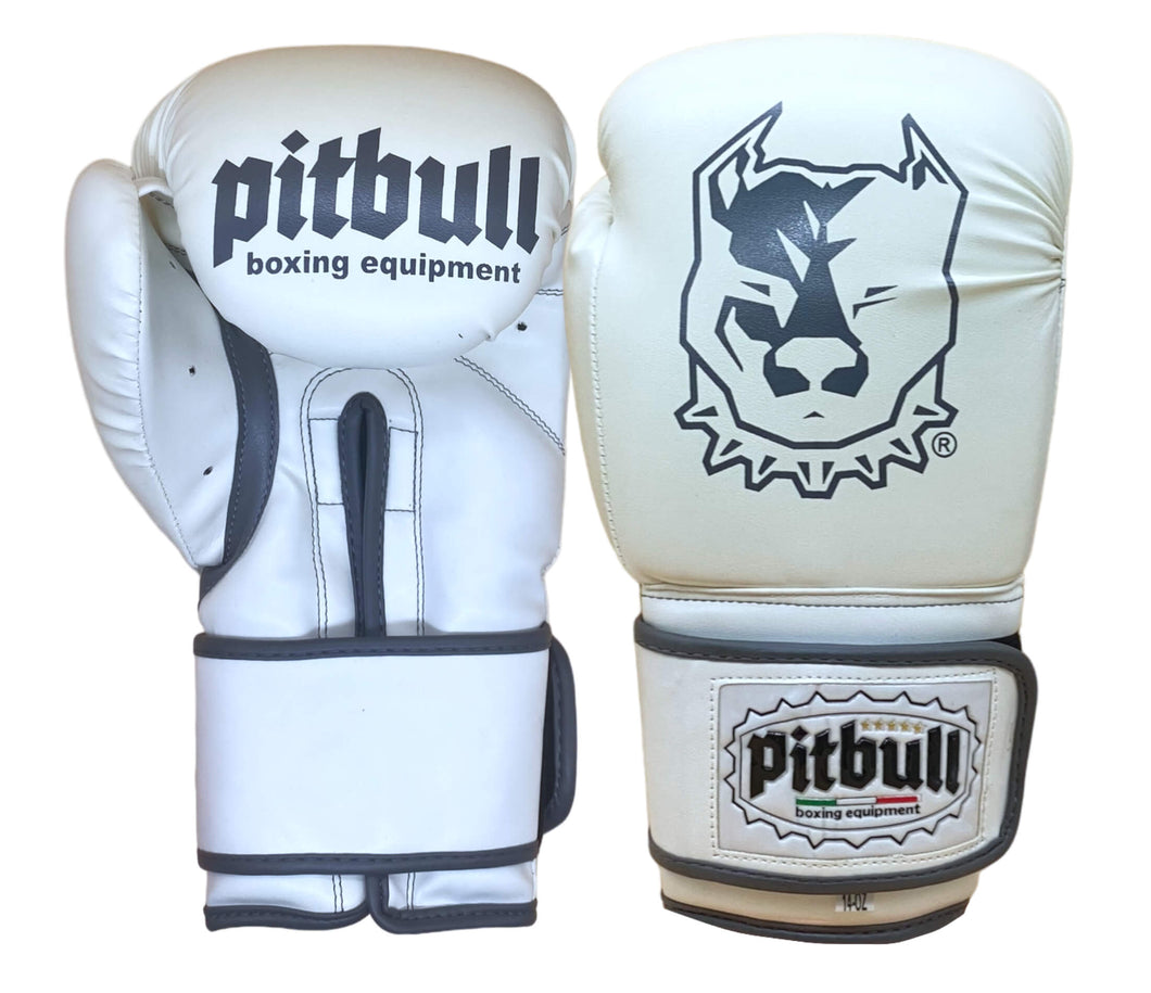 Guantoni Boxe Fight V2 Bianco-Iron 14 Once