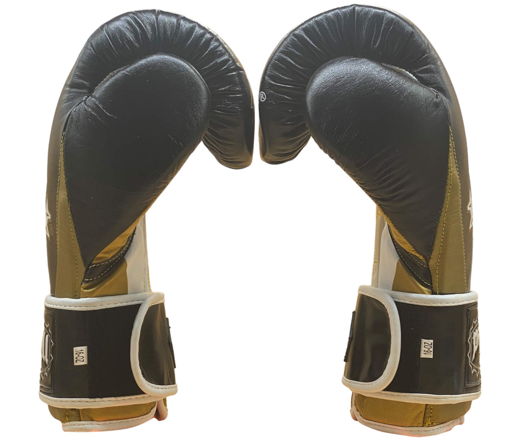 Pitbull Valor Boxing Gloves Black Gold 16 oz