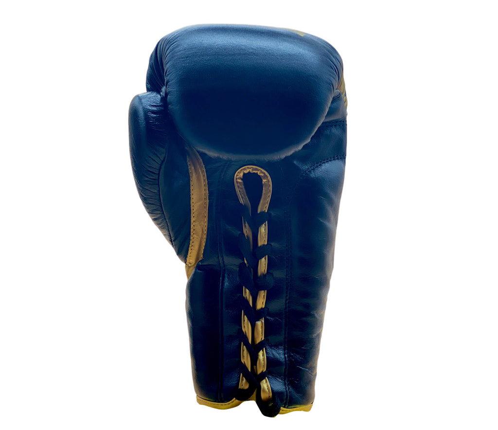 Profight Boxing Gloves Black Laces 10 oz