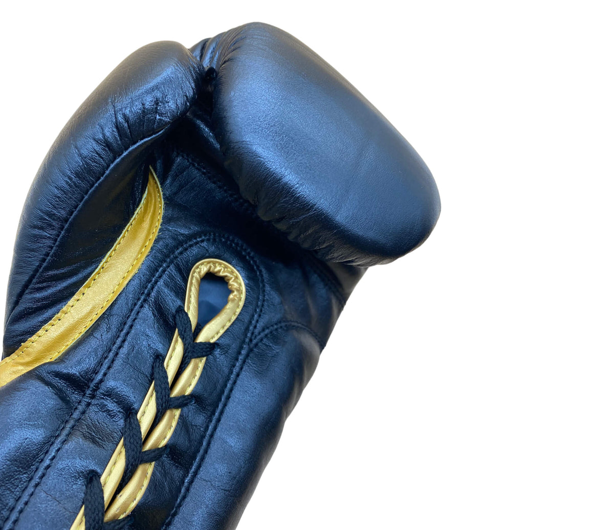 Profight Boxing Gloves Black Laces 10 oz