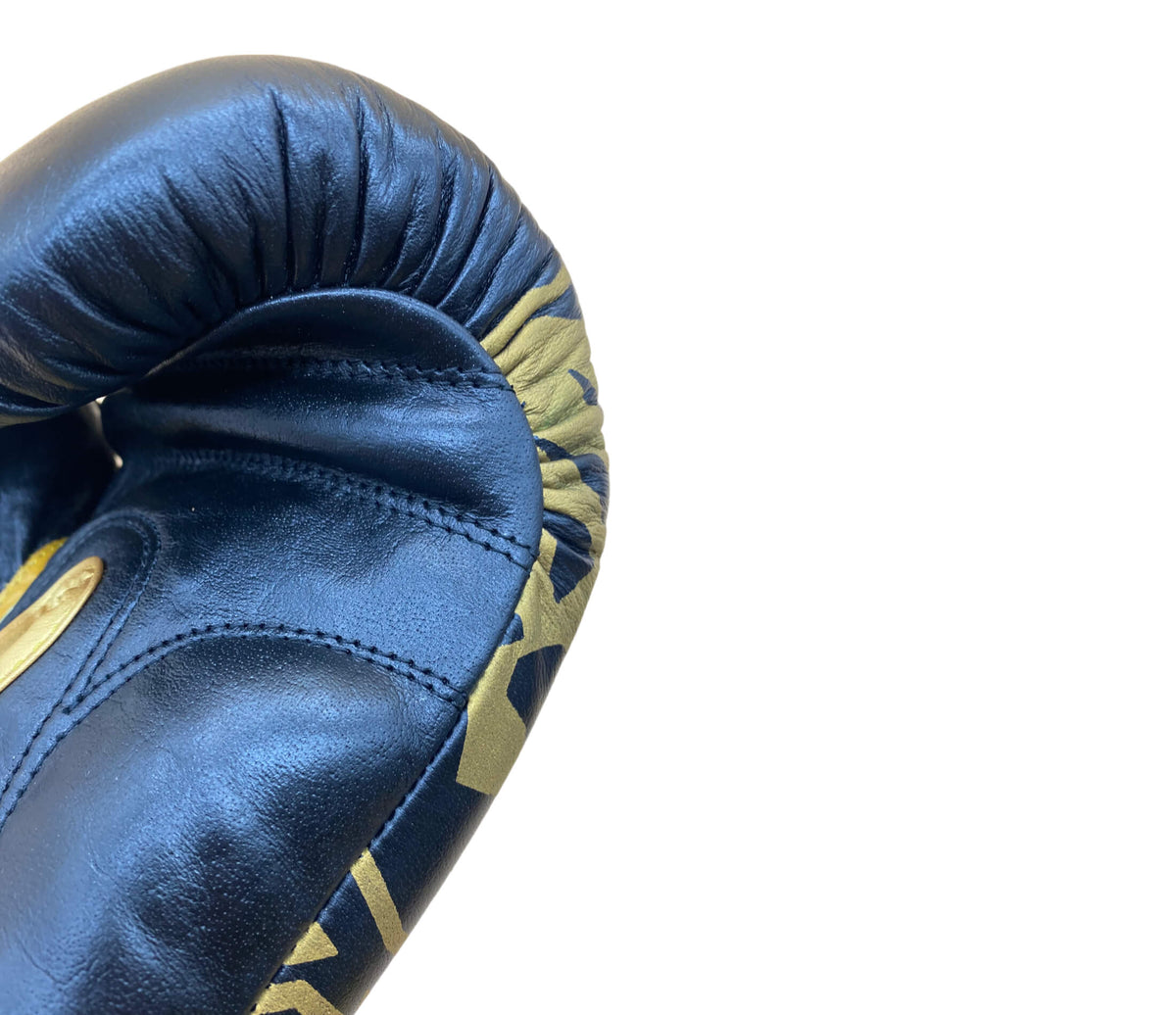 Profight Boxing Gloves Black Laces 10 oz