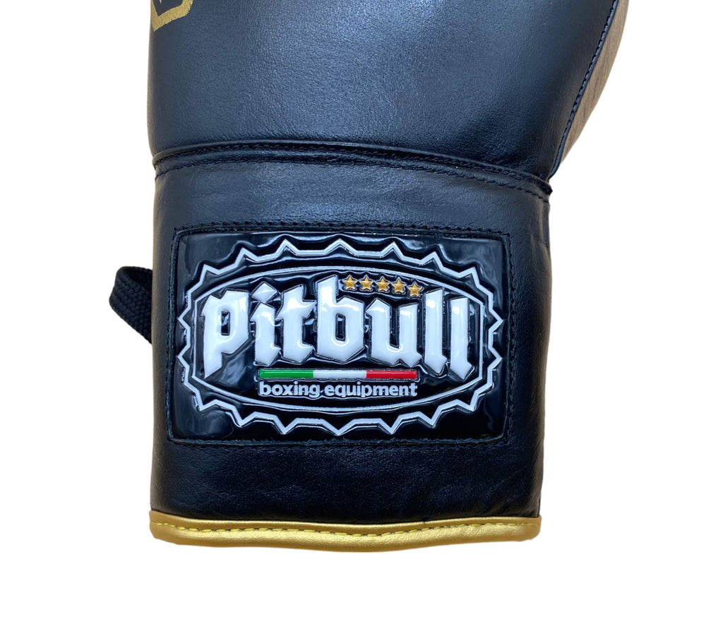 Profight Boxing Gloves Black Laces 10 oz
