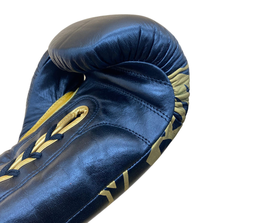 Profight Boxing Gloves Black Laces 10 oz