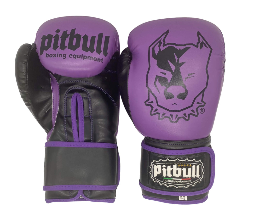 Guantoni Boxe Fight V2 Viola-Nero 10 Once