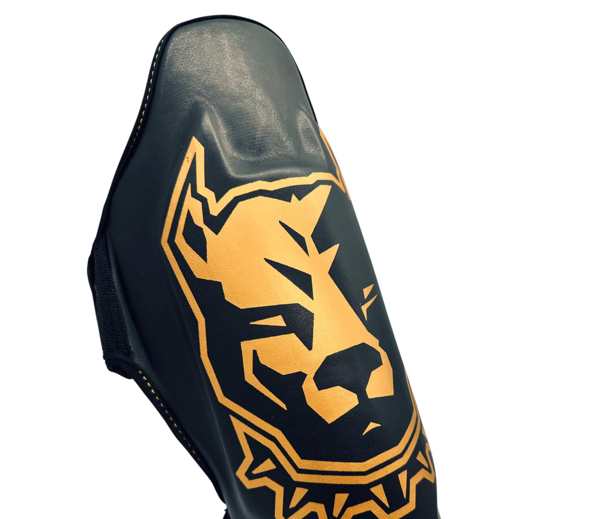 K1 K-Style "Black Gold" shin guards
