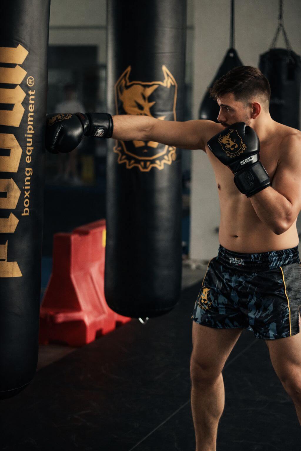 Black Camo Muay Thai Shorts