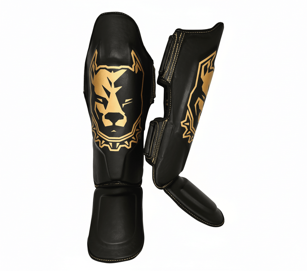 K1 K-Style "Black Gold" shin guards