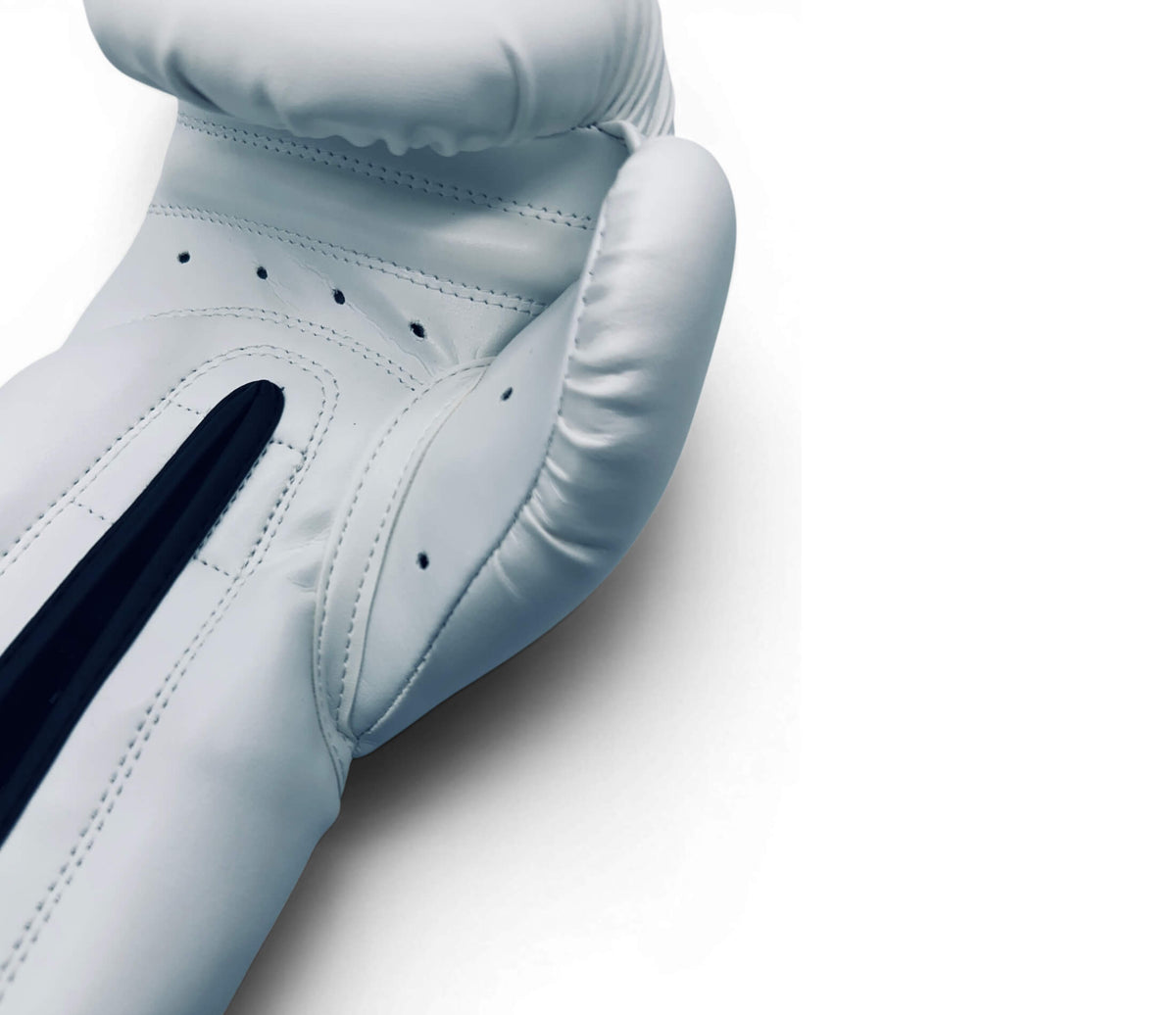 Fight X-Strap Boxing Gloves White Black 10 oz