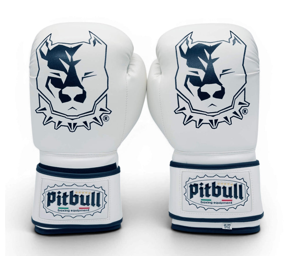 Fight X-Strap Boxing Gloves White Black 10 oz