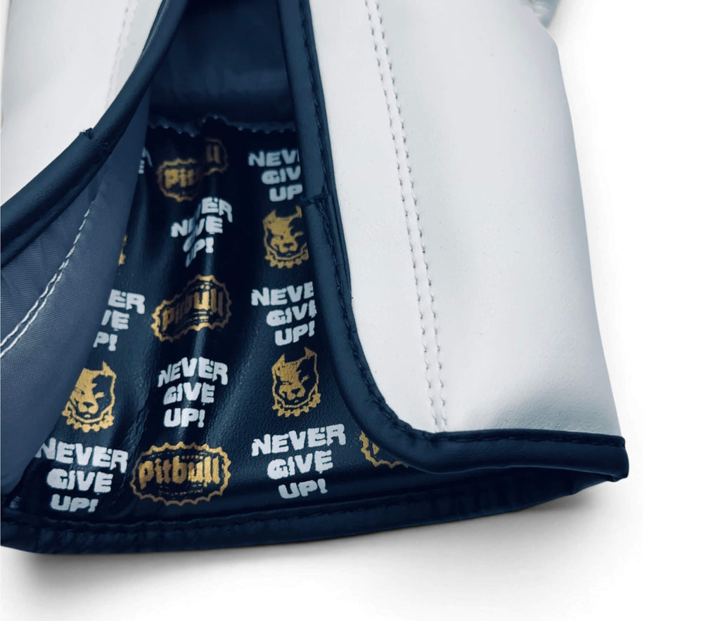 Fight X-Strap Boxing Gloves White Black 10 oz