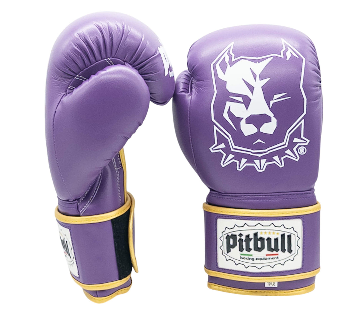 Guantoni Boxe Fight X-Strap Viola Bianco 10 Once