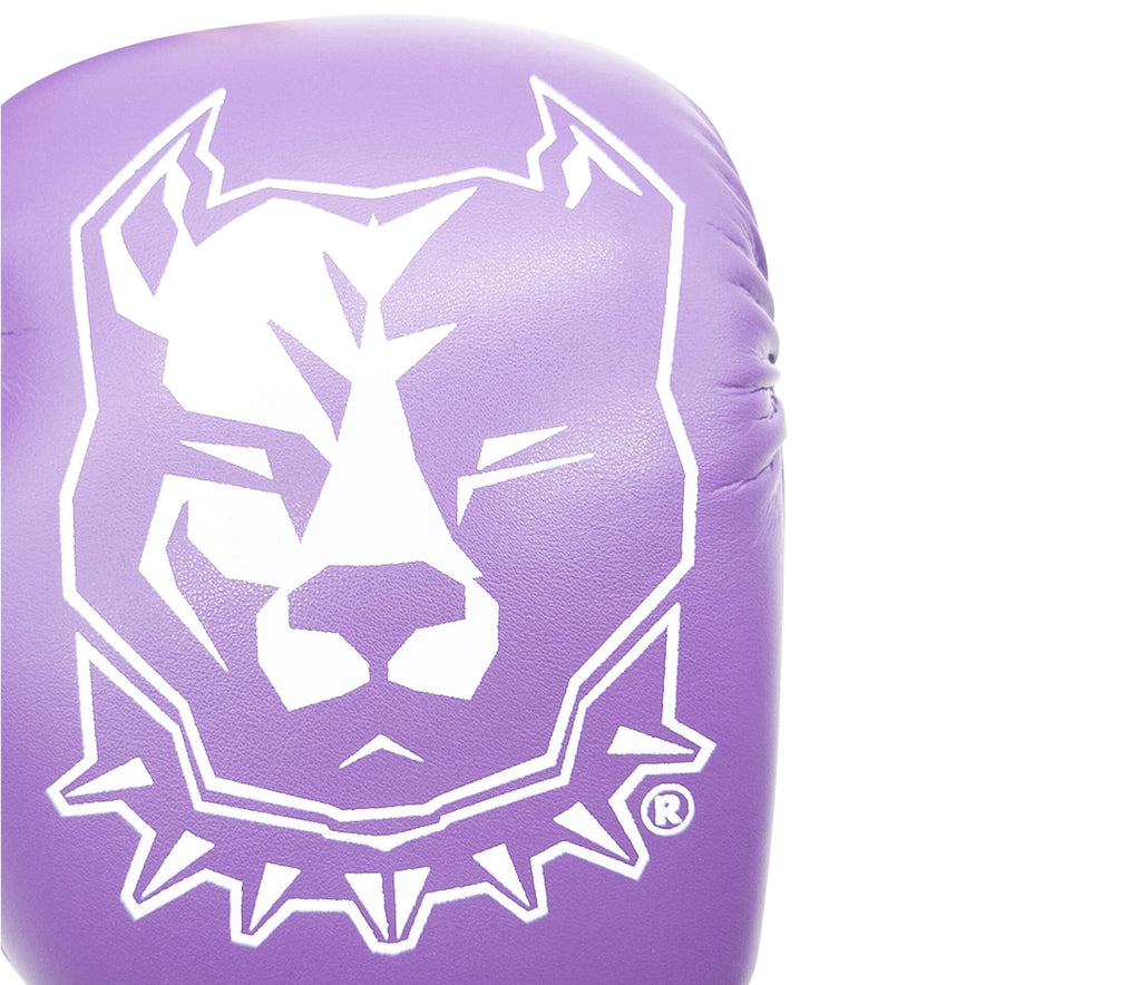Fight X-Strap Boxing Gloves Purple White 10 oz