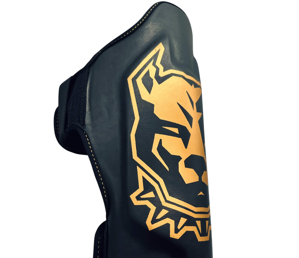 K1 K-Style "Black Gold" shin guards