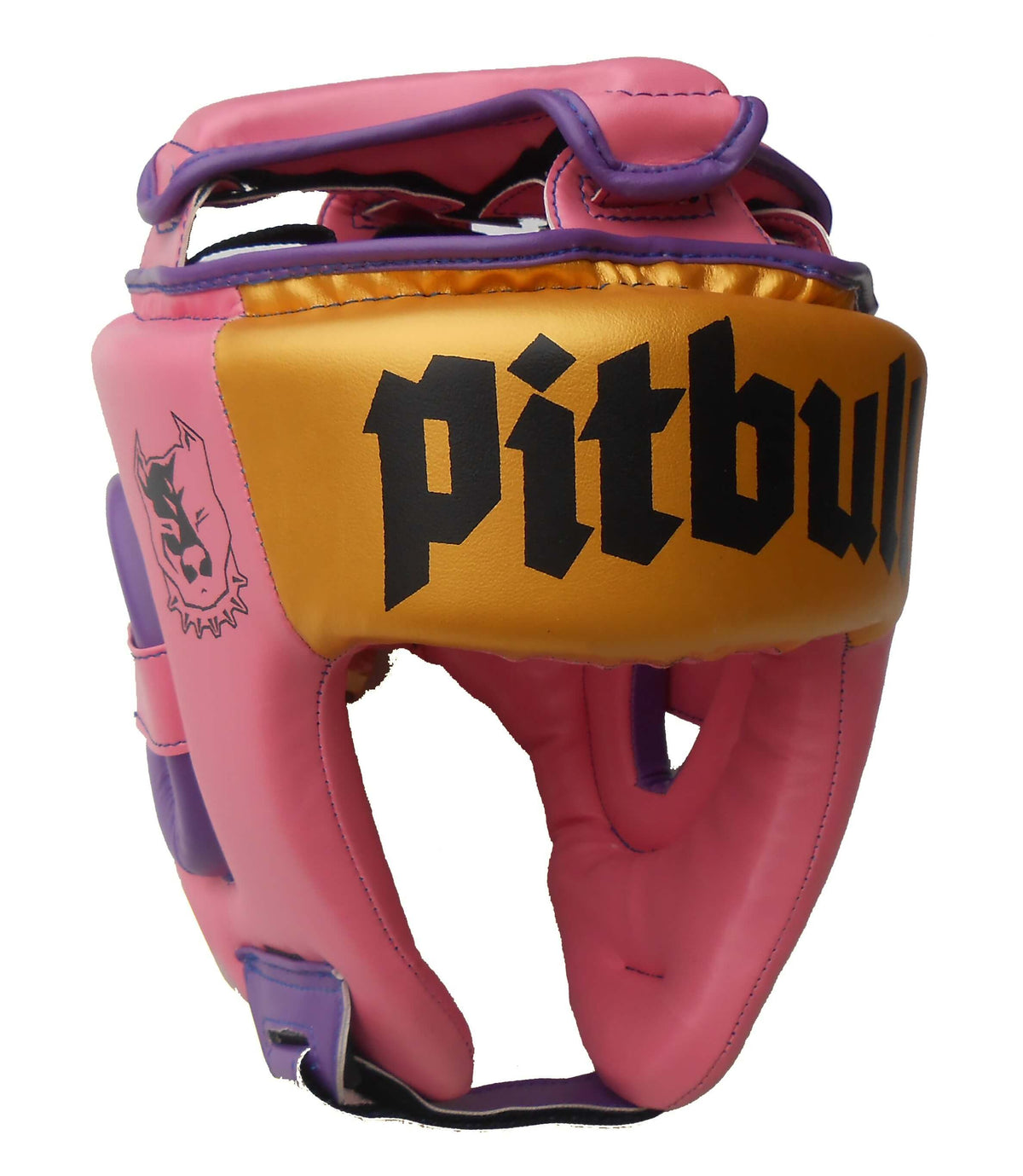 Caschetto Boxe, Muay Thai, Kick Boxing, K1, Rosa-Oro