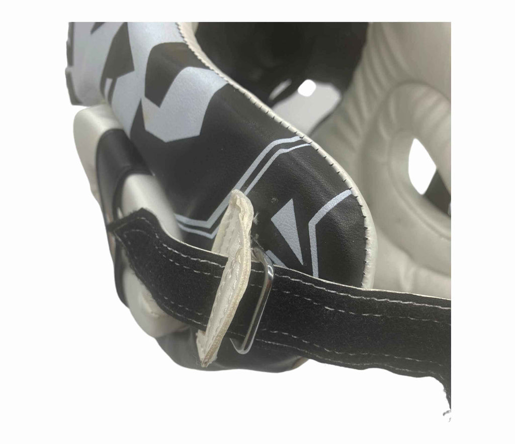 Boxing, Muay Thai, Kick Boxing, K1 Headgear, Black White