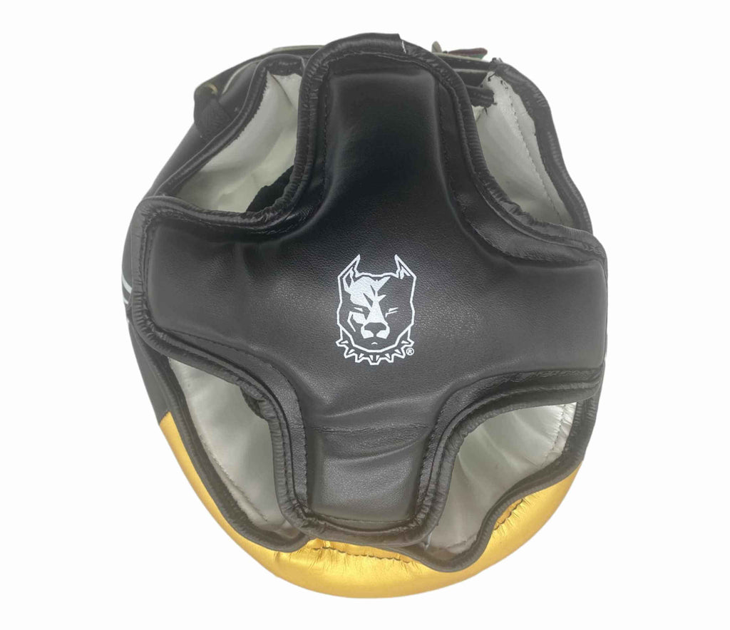 Boxing, Muay Thai, Kick Boxing, K1 Headgear, Black White