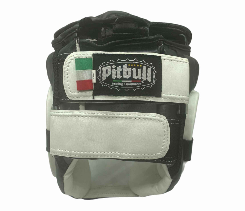 Boxing, Muay Thai, Kick Boxing, K1 Headgear, Black White
