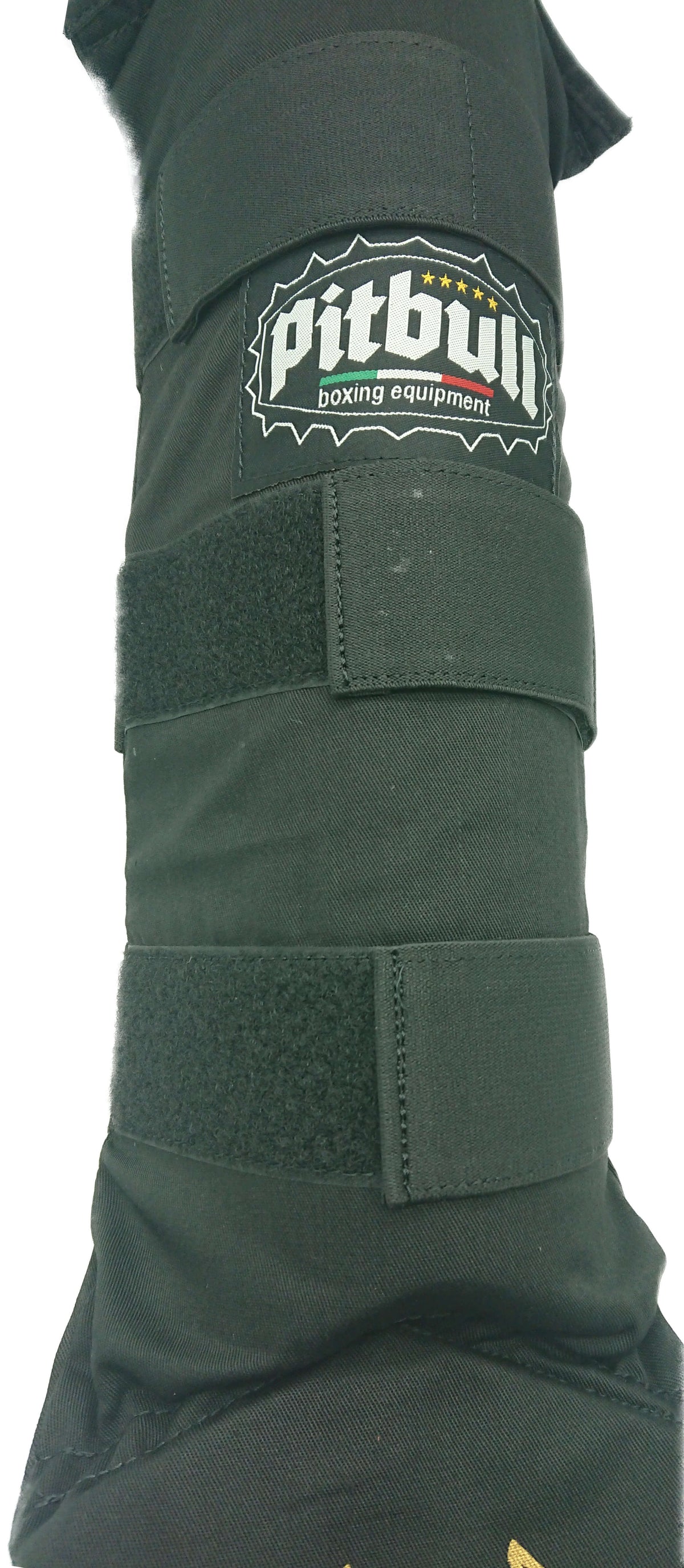 Black Cotton Muay Thai Shin Guards