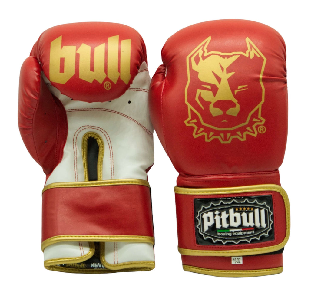 Guantoni Boxe Fight Rosso-Bianco 10 Once